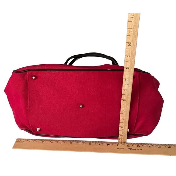 Red Envelope Red and Black Canvas Photo Large Tote - Picture 6 of 15